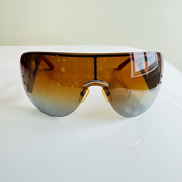 RARE❤️‍🔥 Vintage Dior gold rimless sunglasses - Picture 4 of 11